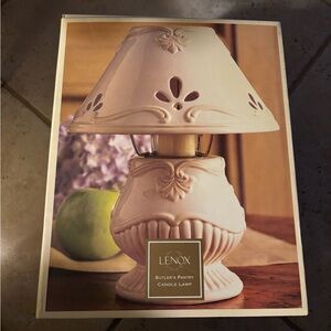 Lenox Butler's Pantry Candle Lamp - Ivory New in box